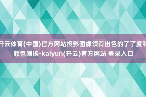 开云体育(中国)官方网站投影图像领有出色的了了度和颜色阐扬-kaiyun(开云)官方网站 登录入口