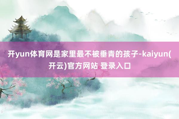   开yun体育网是家里最不被垂青的孩子-kaiyun(开云)官方网站 登录入口